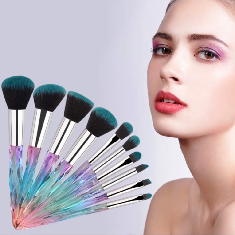 10PCs Professional Cosmetic Brush Set - Picture 6 of 8